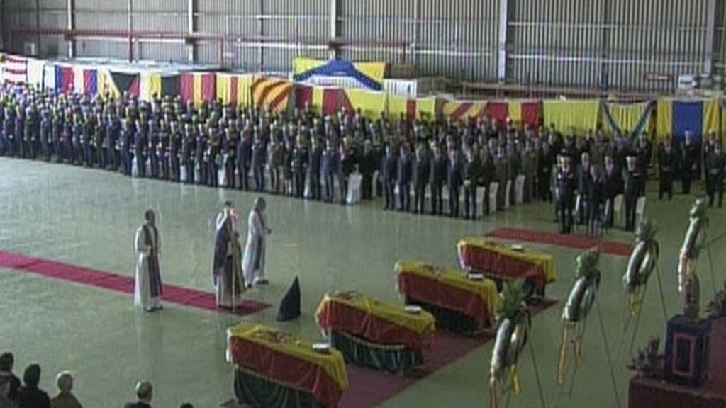 Funeral de Estado por los militares fallecidos en Haití