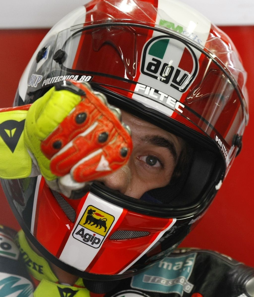 Simoncelli, durante el GP de Japón (Año 2008)