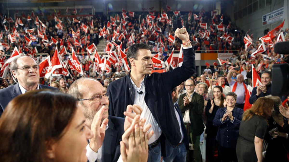 Pedro Sánchez cierra campaña en Fuenlabrada