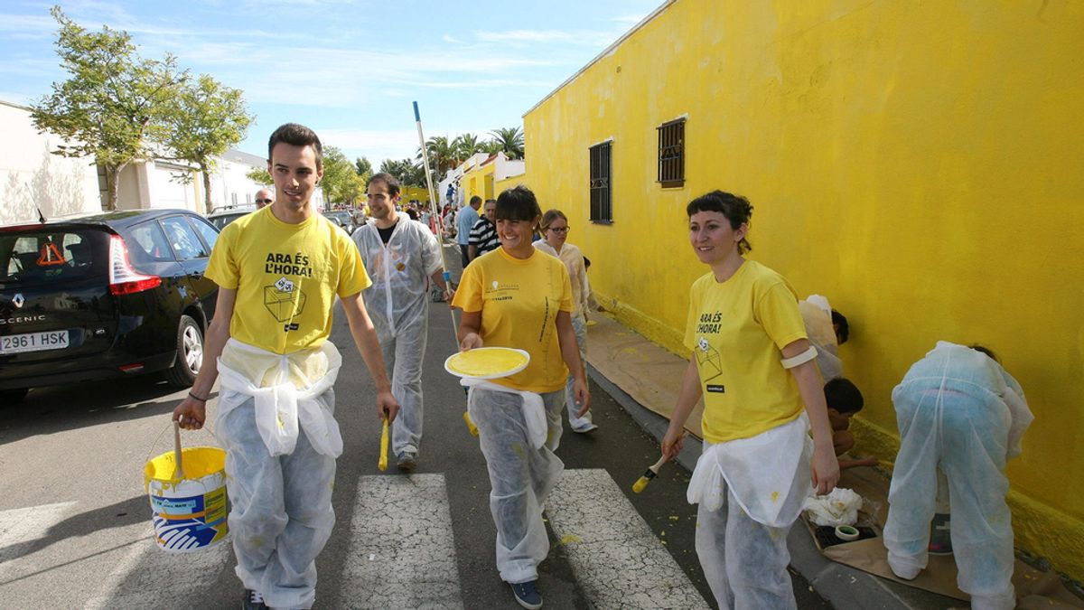 Voluntarios por la independencia de Cataluña