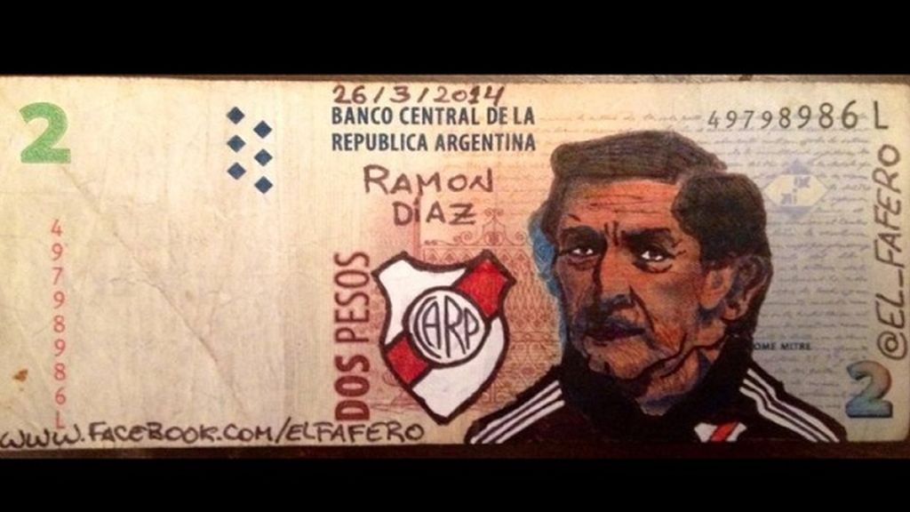 Arte en billetes argentinos