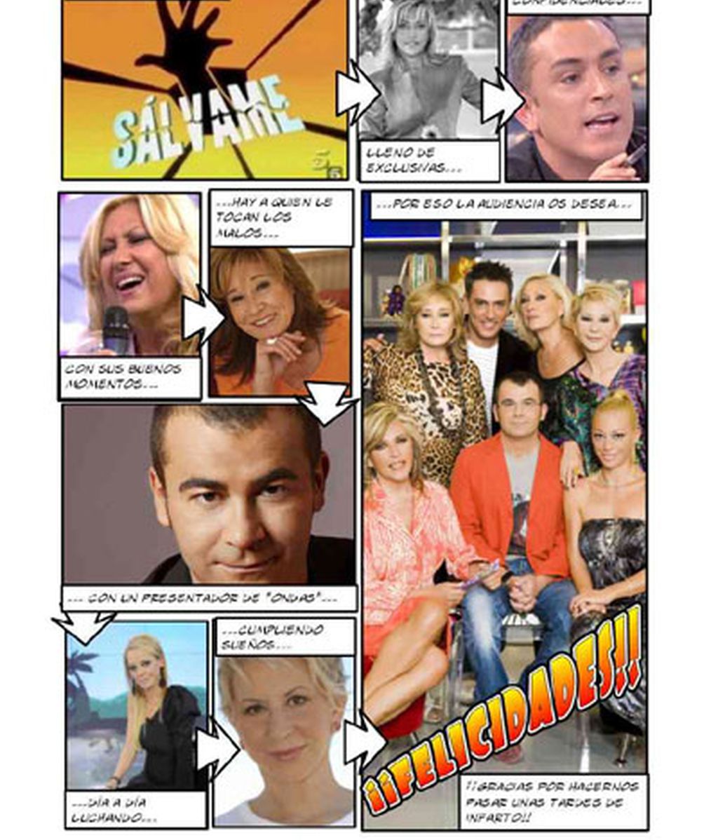 ¡Los internautas felicitan a Sálvame!