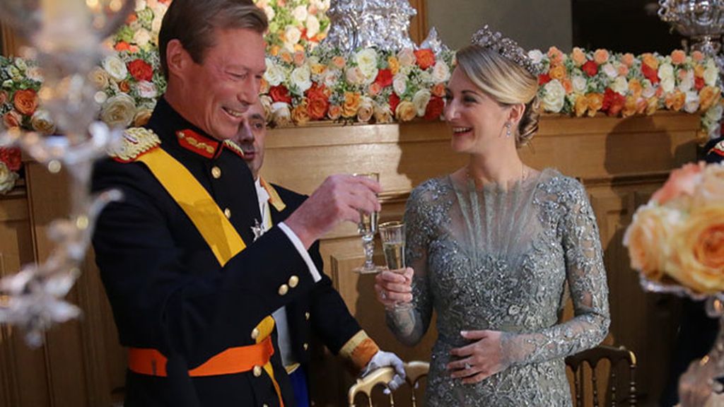 Cena de gala de Guillermo y Stephanie de Luxemburgo