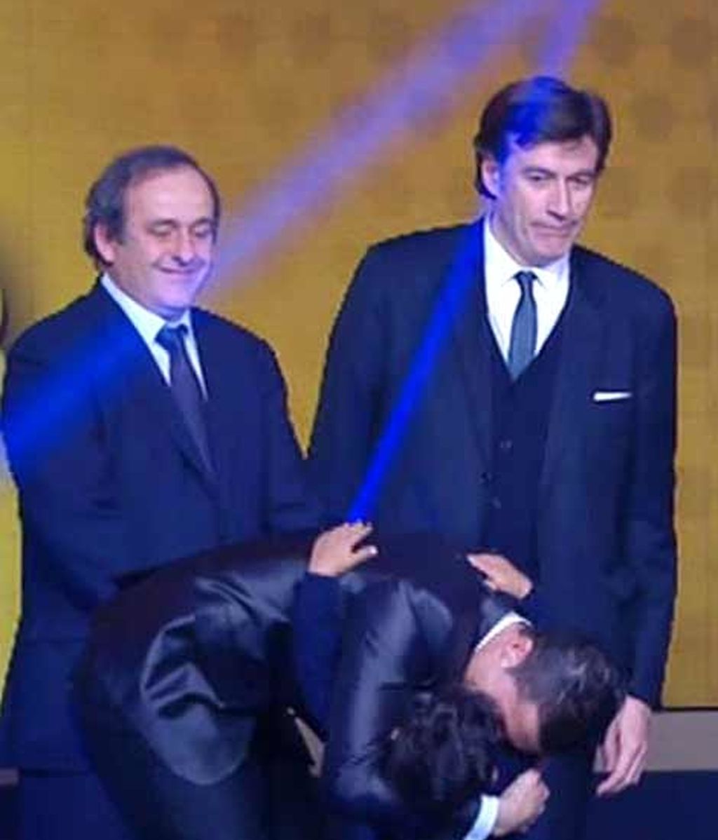 El lado más tierno de un futbolista galáctico