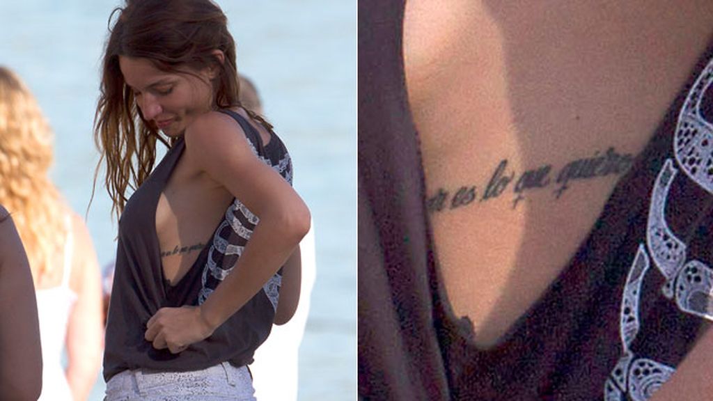 Aunque ya no estén juntos, Raquel Jiménez lleva tatuado un trocito de Bisbal