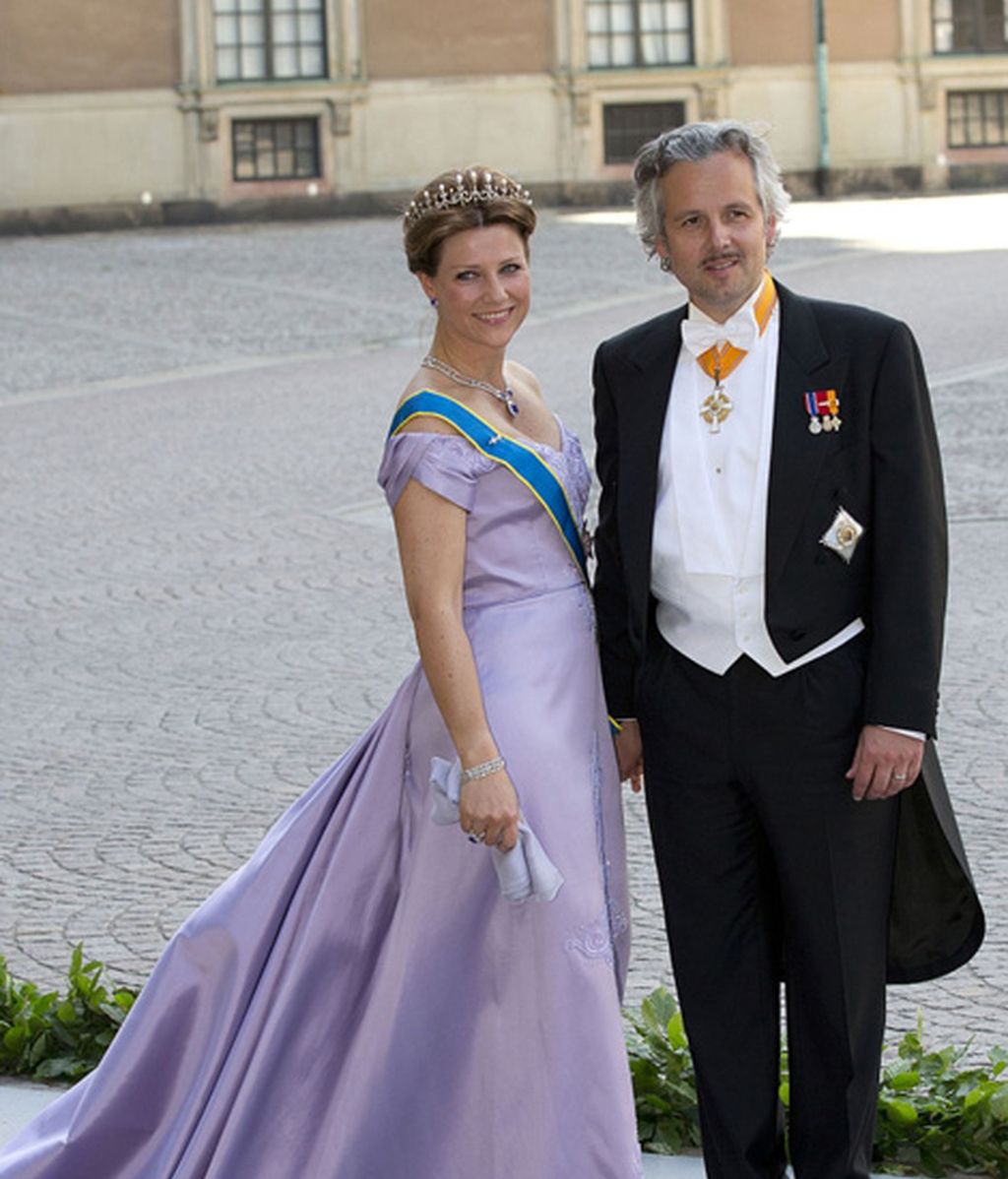 Marta Luisa de Noruega y su marido
