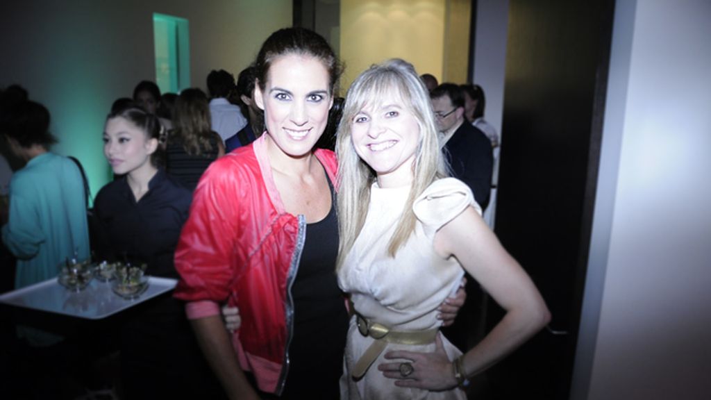 Alicia Senovilla en la presentación del nuevo trabajo de Carlos Baute junto a María Lafuente