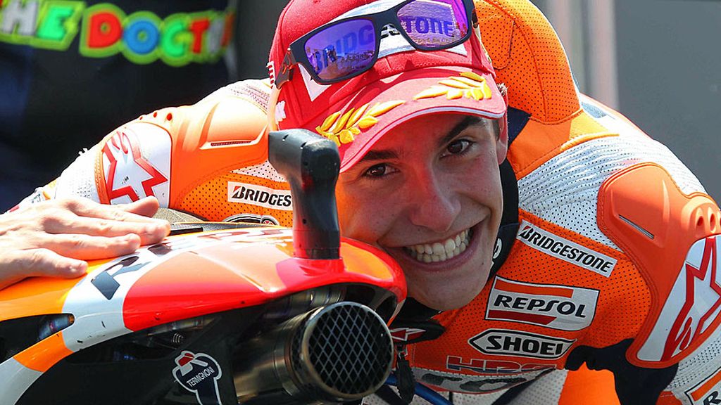 La sonrisa del nuevo campeón de MotoGP