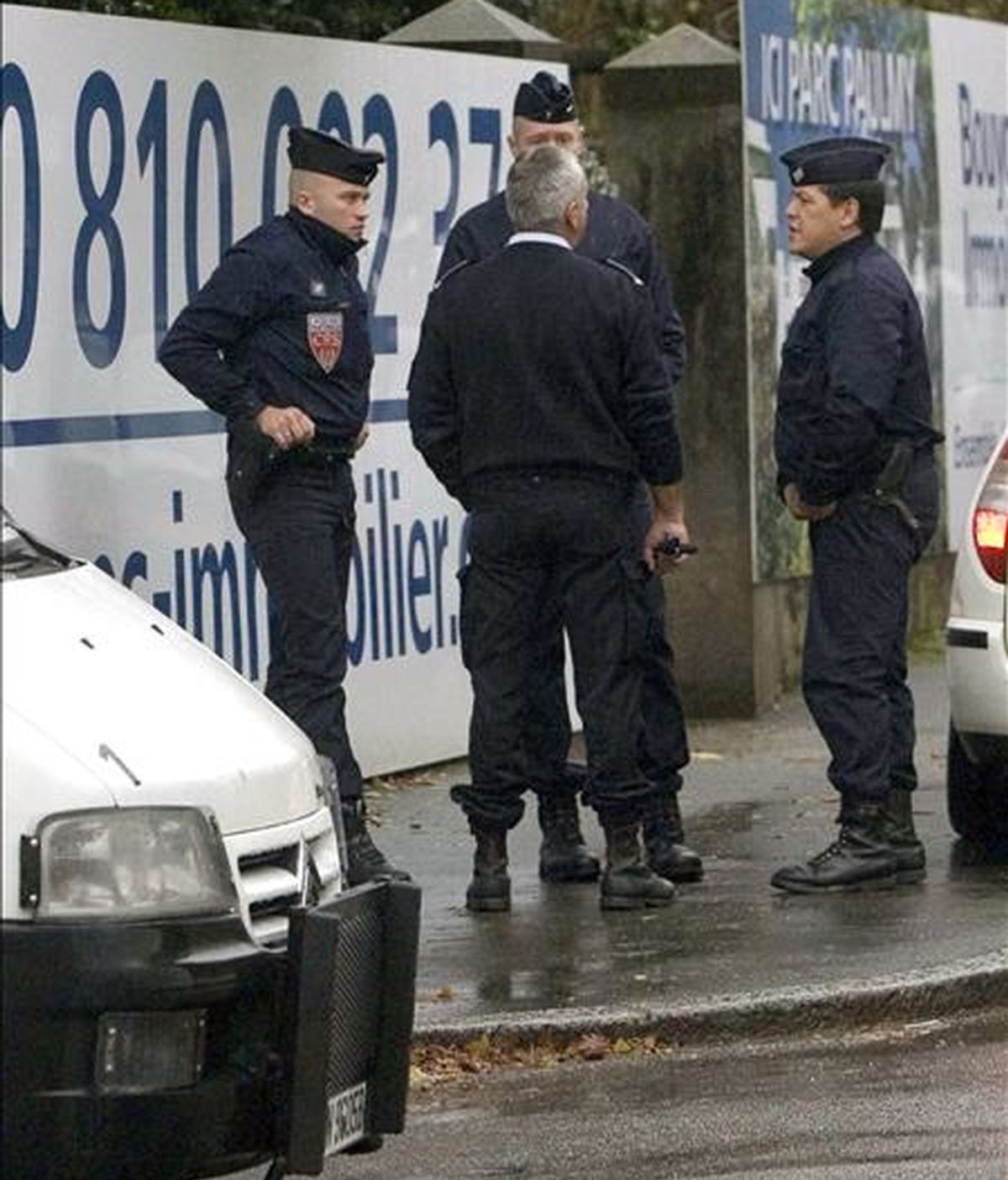 Un grupo de gendarmes franceses. EFE/Archivo
