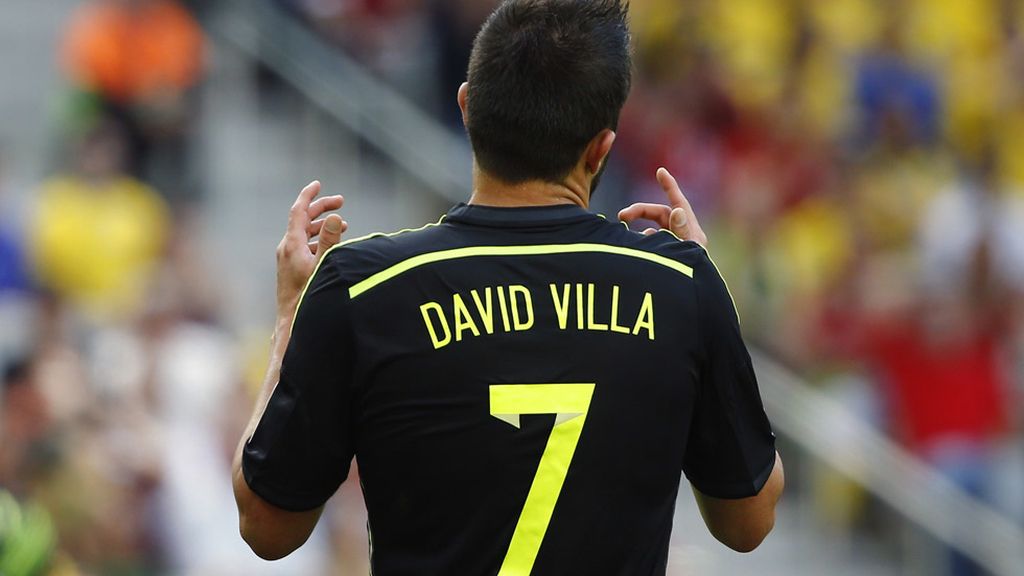 Villa se despide de la selección como máximo goleador de la historia de España