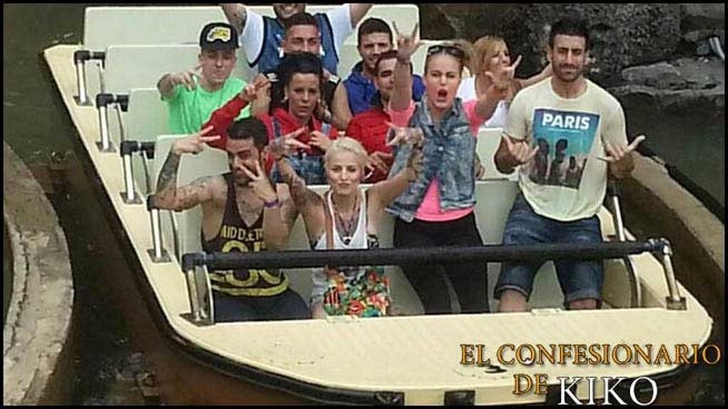 Los ex concursantes disfrutan de un día en el parque de atracciones