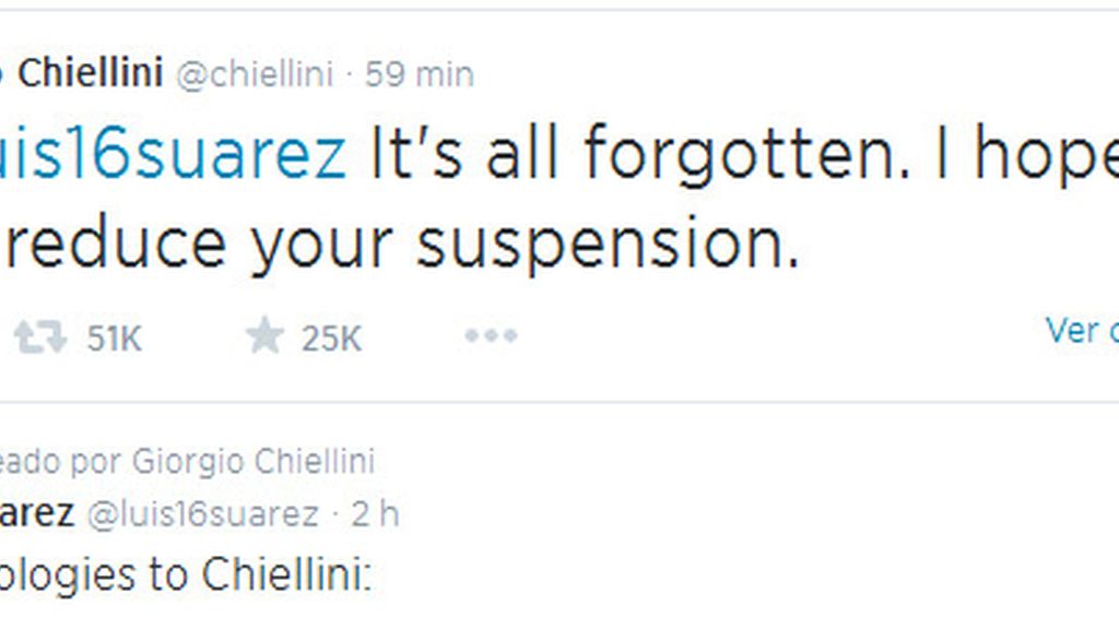 Chiellini tweet