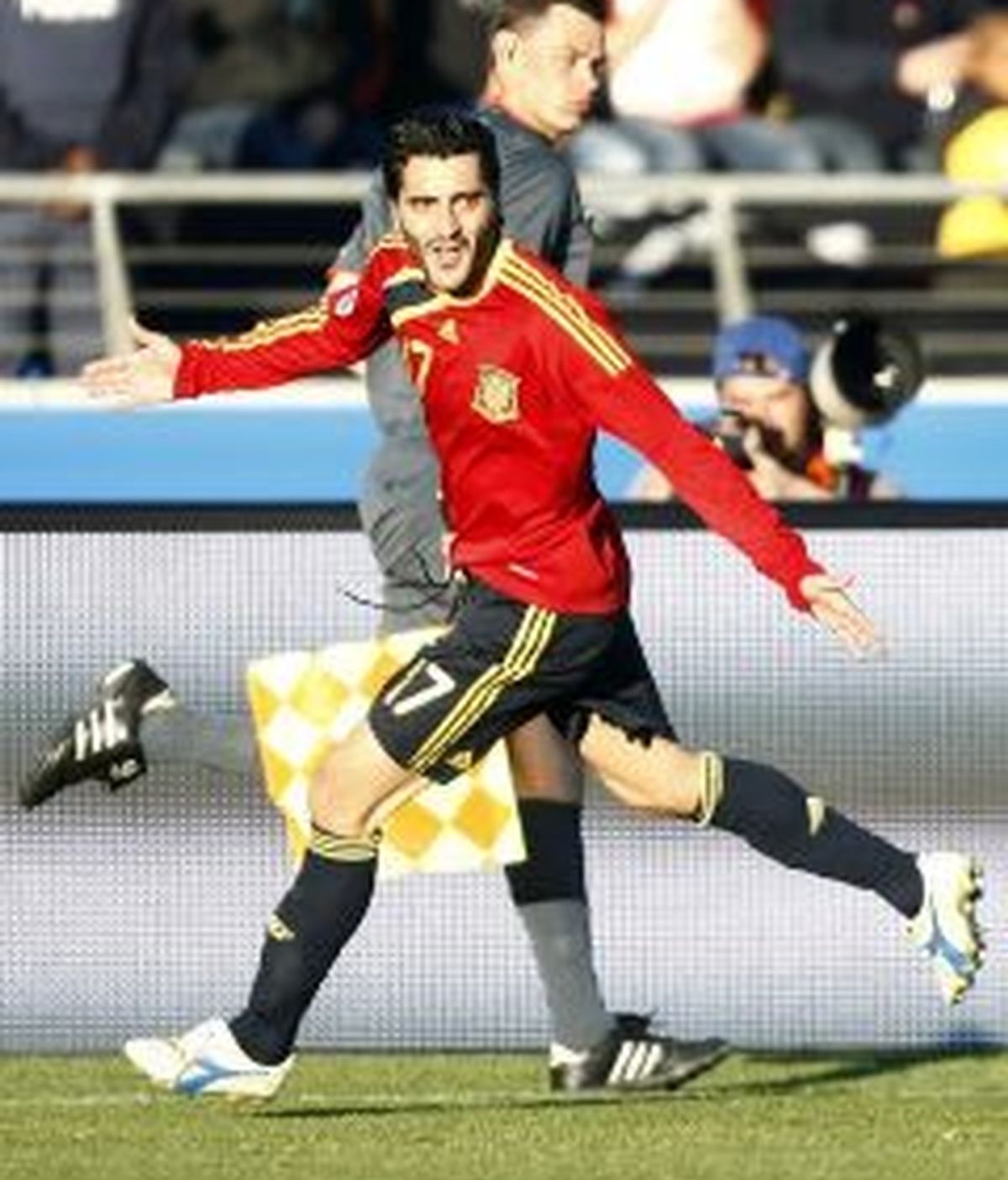 Dani Güiza ha logrado dos goles con España en la Copa. Foto: Reuters