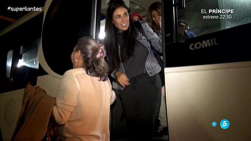 Imágenes de su llegada y de su primera noche juntos
