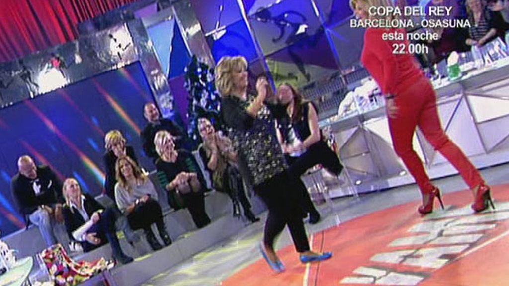 Tras la imitación de Terelu a Teresa, su madre le reta
