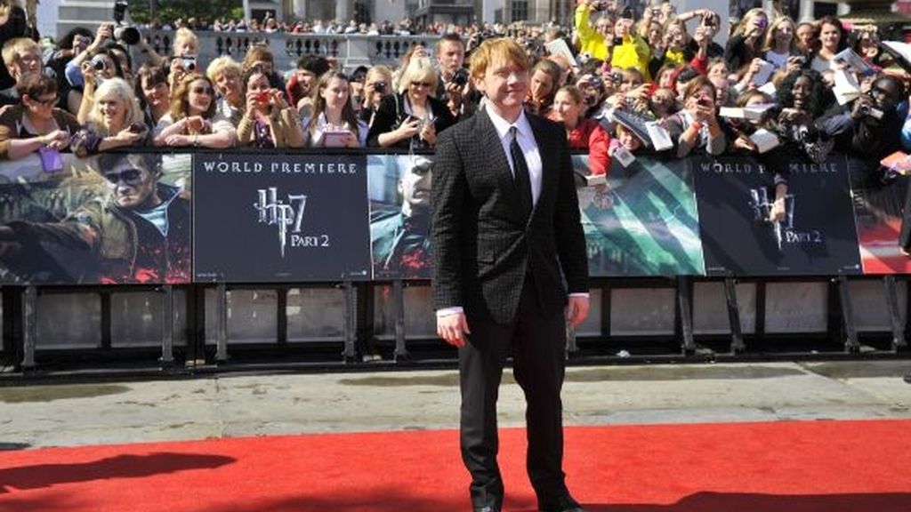 Rupert Grint, en la alfombra roja