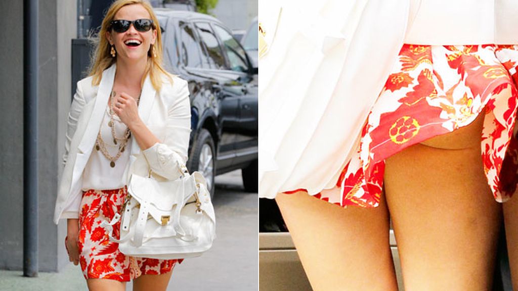 El viento juega una mala pasada a Reese Witherspoon