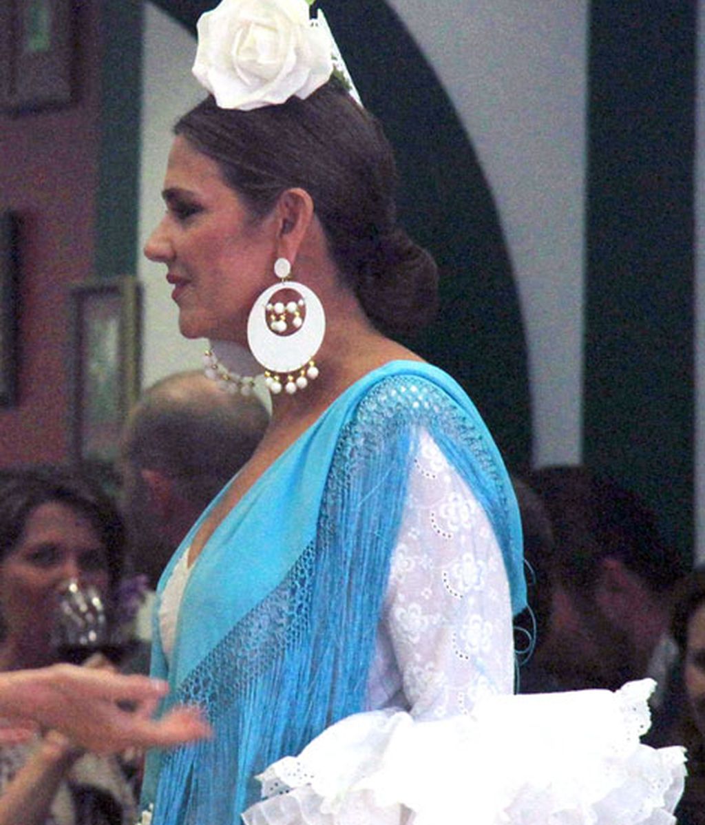 La diseñadora Marina Danko, se pone flamenca