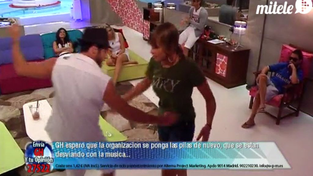 Los concursantes mandaron saludos a Noe durante la fiesta