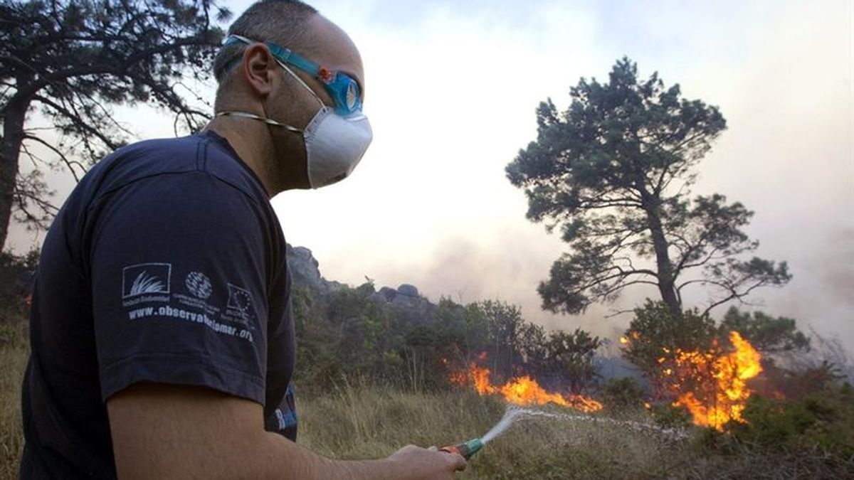 El incendio en Carnota arrasa 1.600 hectáreas