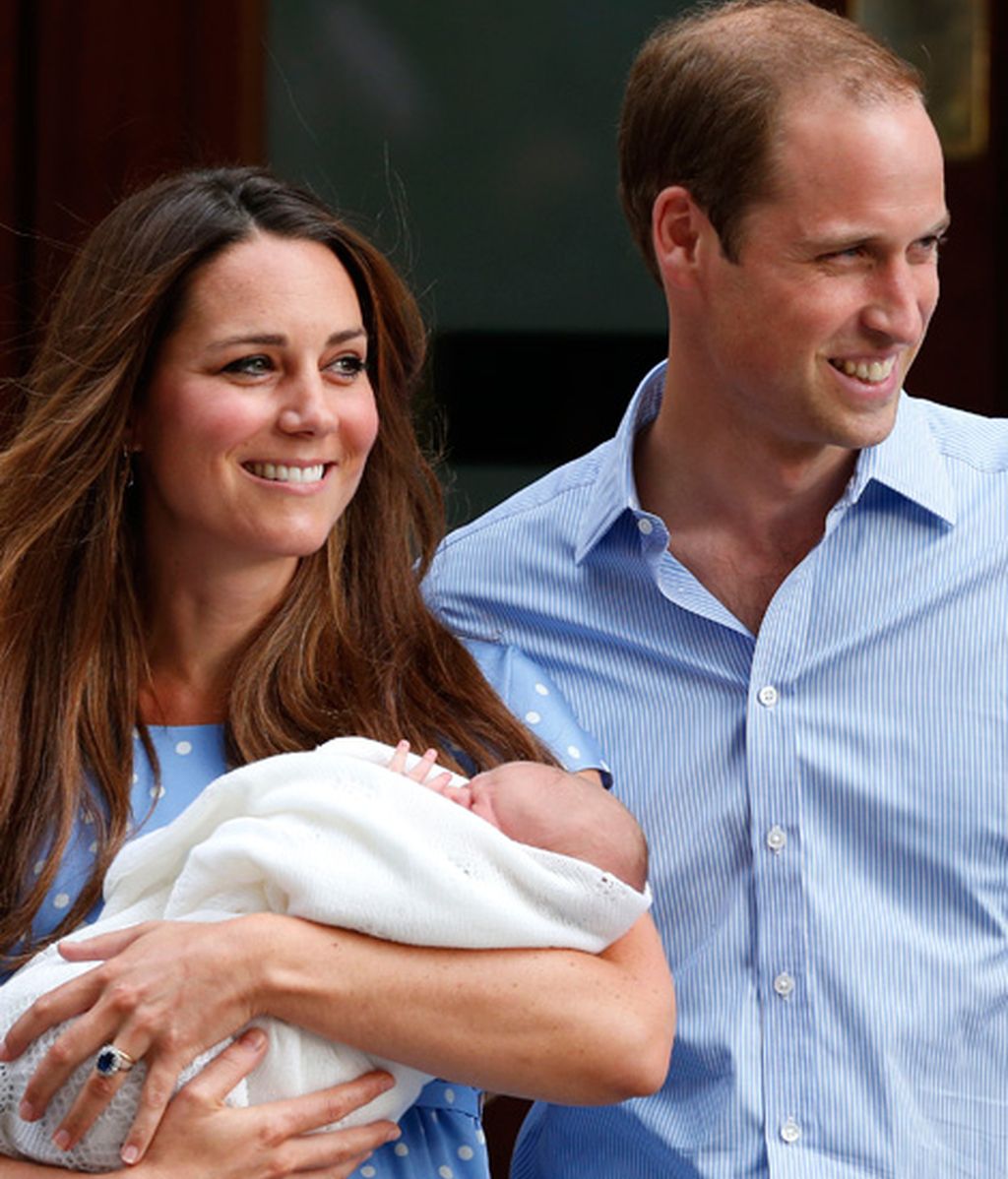 La primera aparición del bebé de Kate Middleton y el príncipe Guillermo