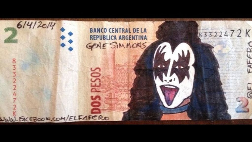 Arte en billetes argentinos