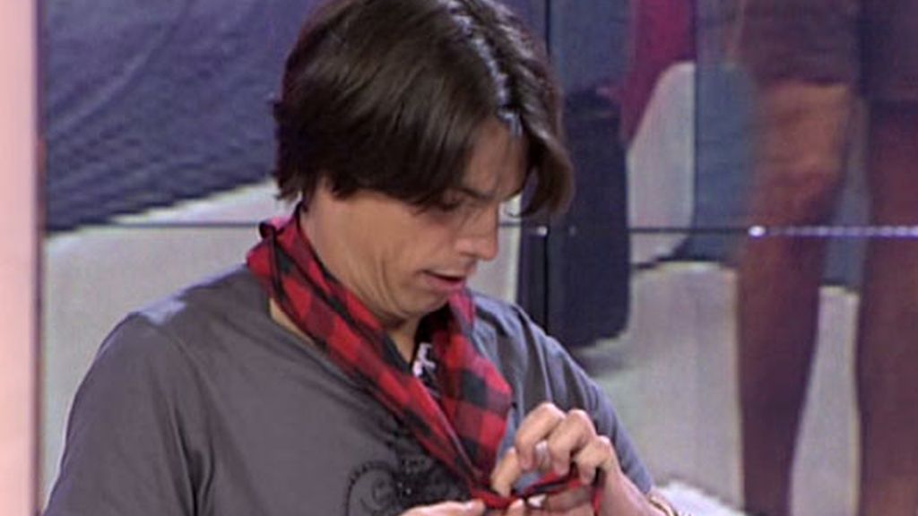 Juan, en el plató de 'Gran Hermano'