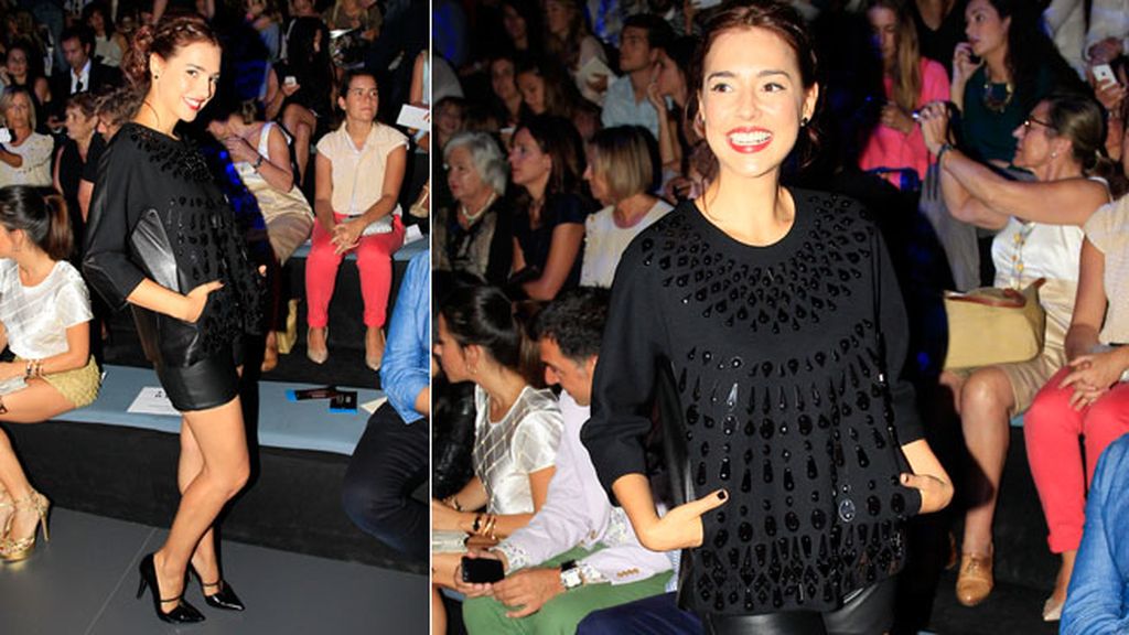 Ana Fernández, Helen Lindes y Marta Etura, guapas en el 'front row' de la FWM