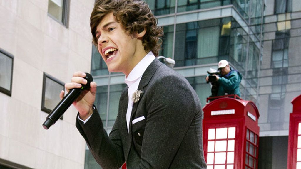 One Direction actúa en pleno Nueva York