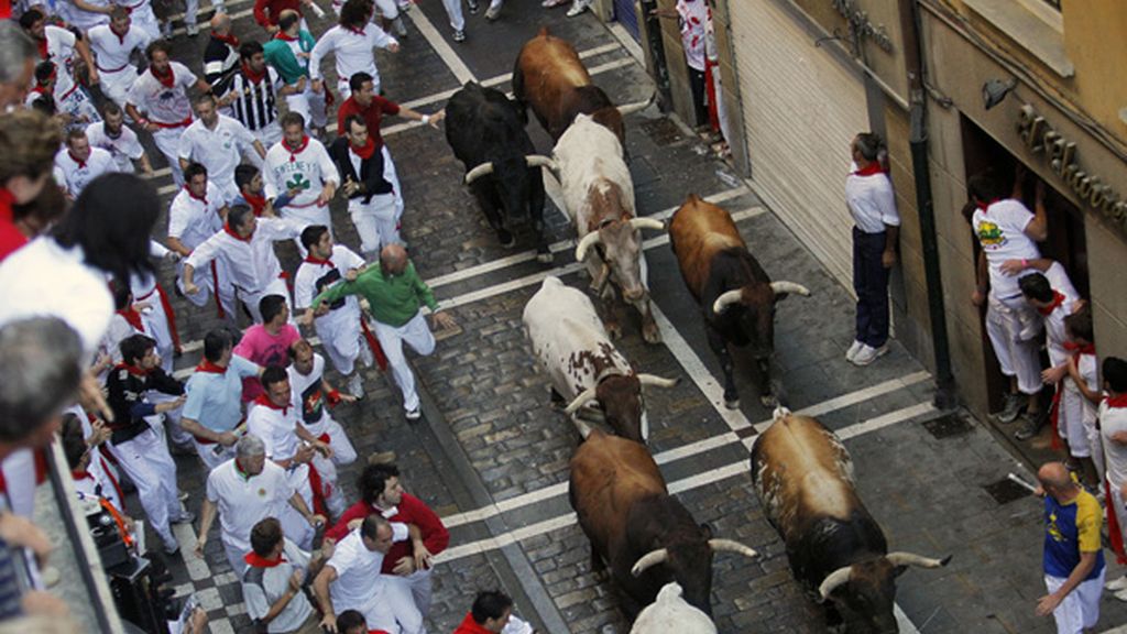 Primer encierro de los Sanfermines 2010