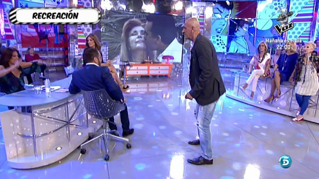 Kiko Matamoros escenifica una anécdota vivida con Ortega Cano