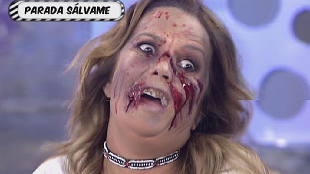 La colaboradora se caracteriza