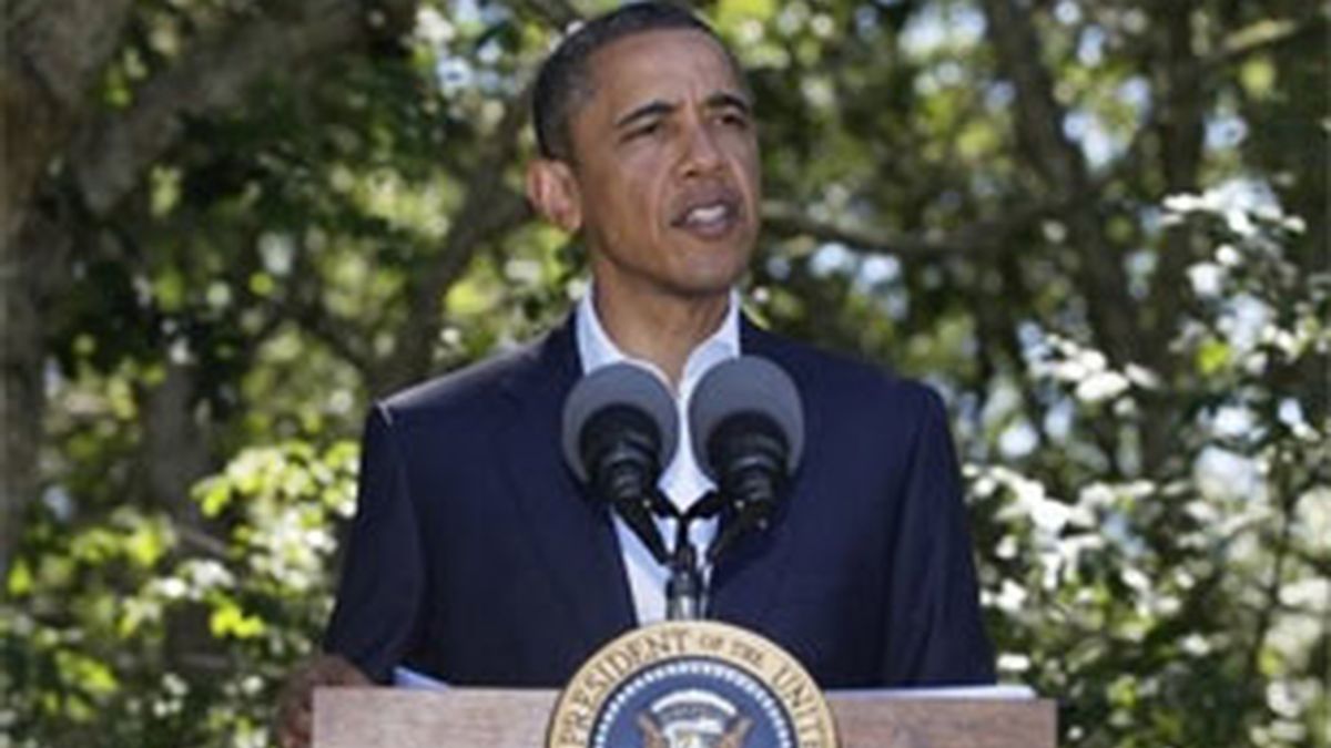 El presidente de EEUU ha prometido ayudas económicas al nuevo gobierno libio. Foto: AP.