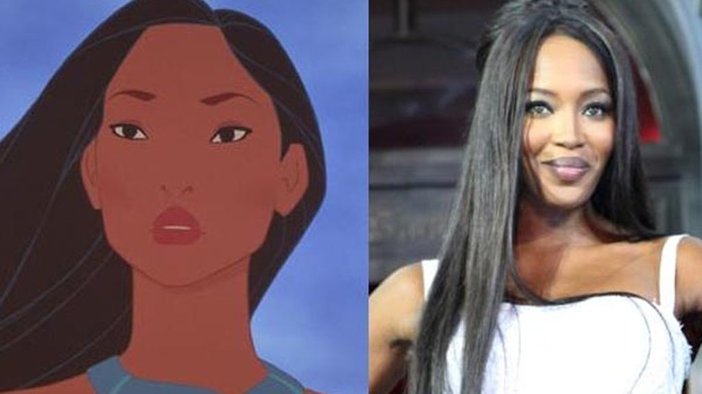 Naomi Campbell, la exótica Pocahontas