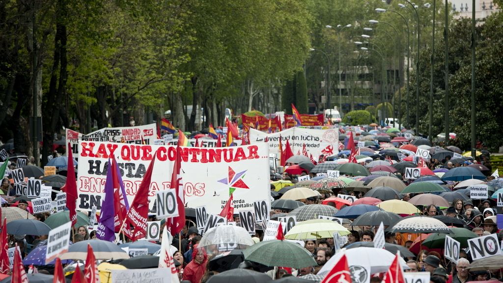 España se manifiesta contra los recortes del Gobierno