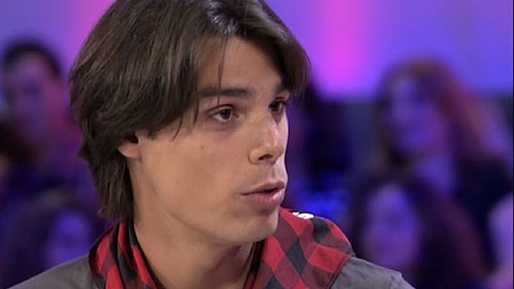 Juan, en el plató de 'Gran Hermano'