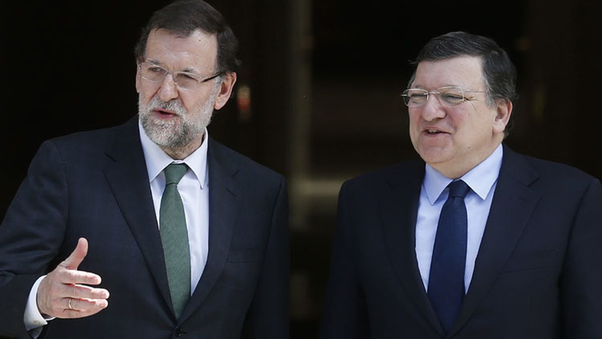 Mariano Rajoy y Durao Barroso se ven en La Moncloa antes las europeas