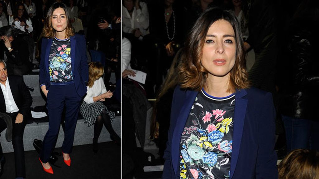 Sandra Barneda en el desfile de Roberto Torretta