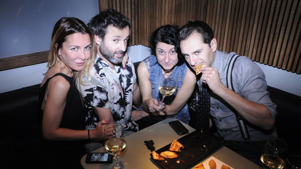 Antía de Ron, José Luis Huertas, Vero y Asier Etxeandía