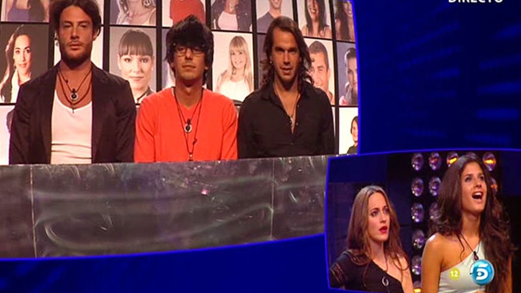 Las concursantes por fin saben que Aless, Dani y Pepe son finalistas