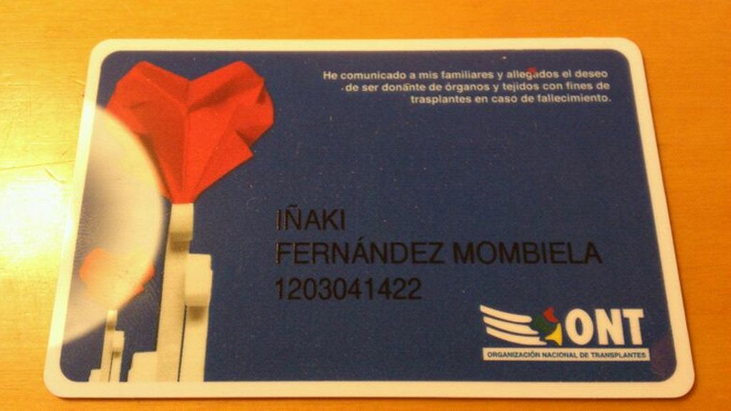 La tarjeta de Iñaki Fernández