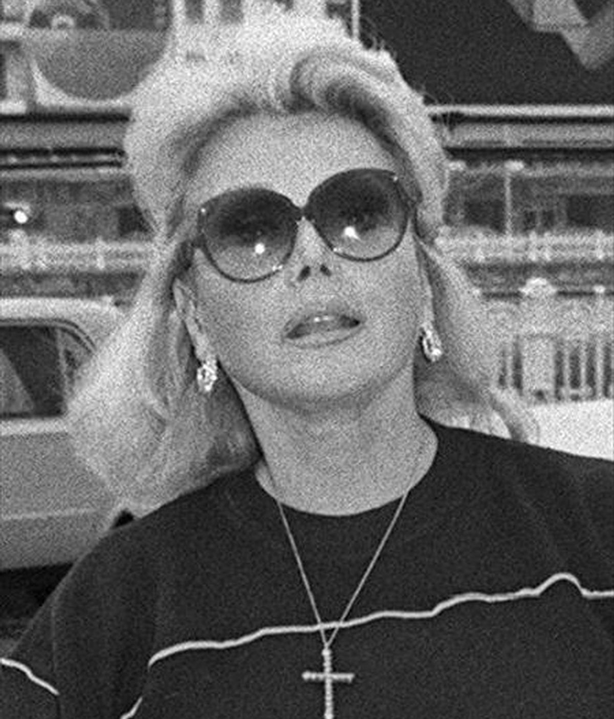 La actriz Zsa Zsa Gabor, en una imagen del Festival de Cine de San Sebastián de 1984. EFE/Archivo