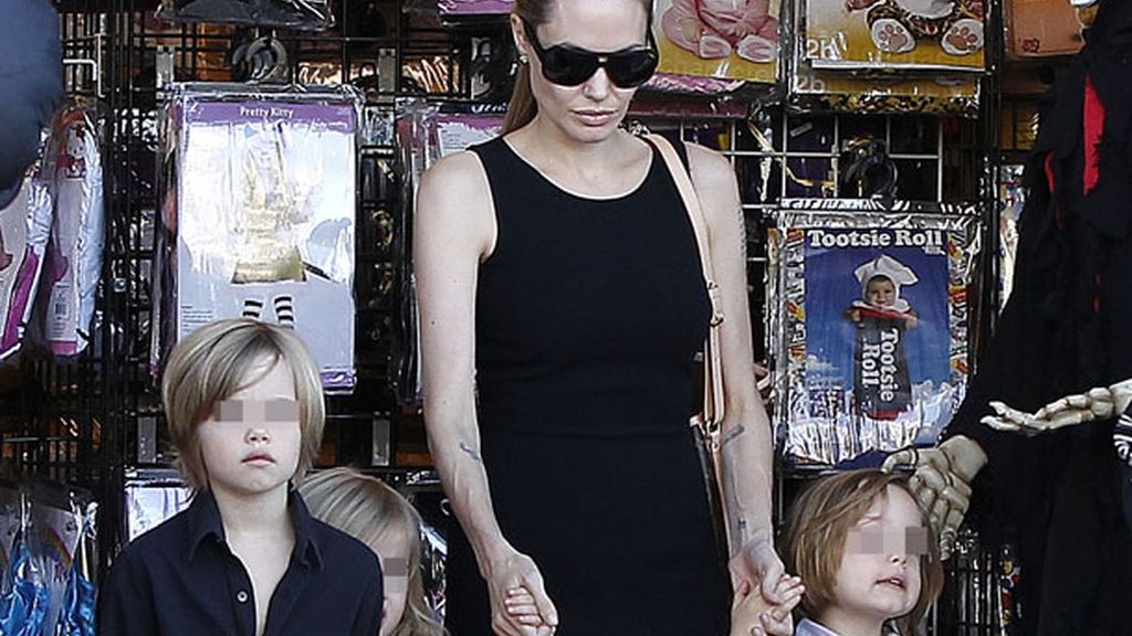 Los 'Brangelina', listos para Halloween