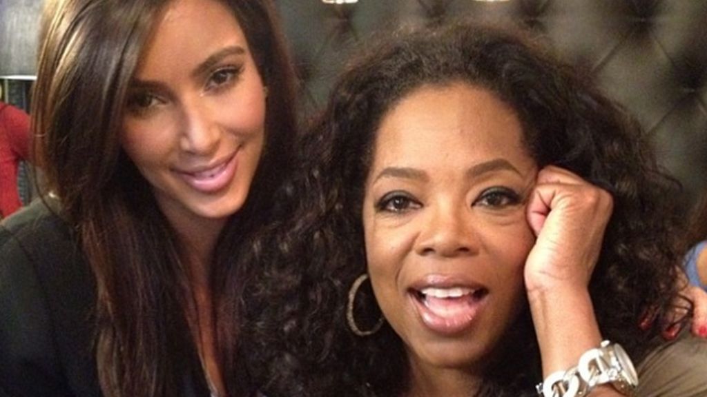 Oprah en el Twitter de Kim Kardashian