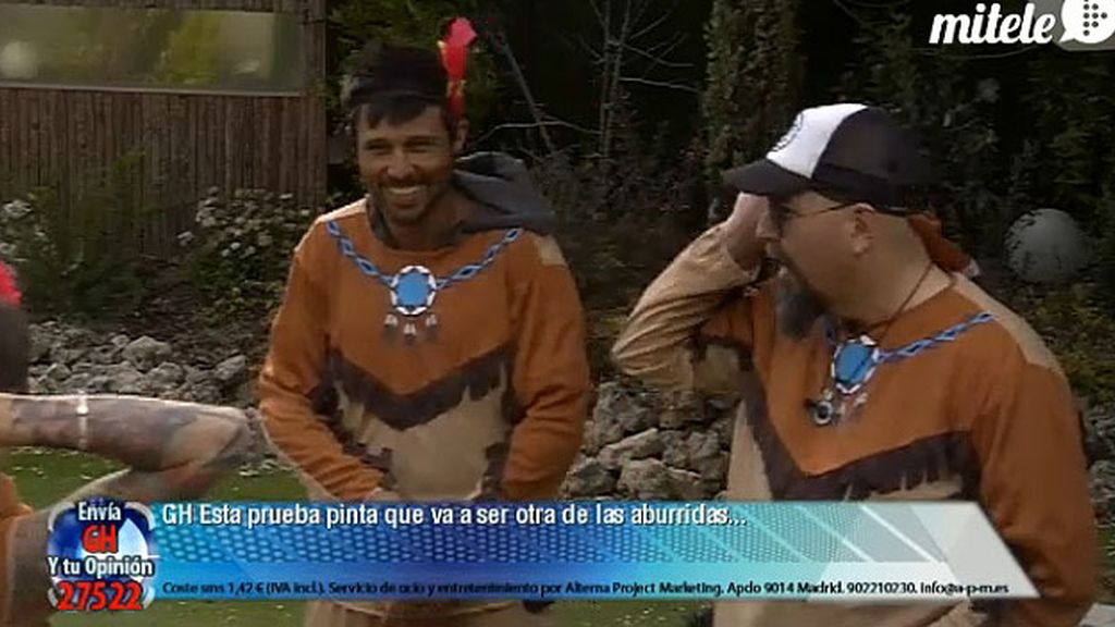 Los concursantes irán disfrazados de indios