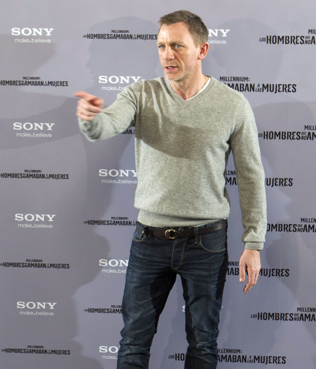 Daniel Craig presenta la última de 'Millenium' en Madrid