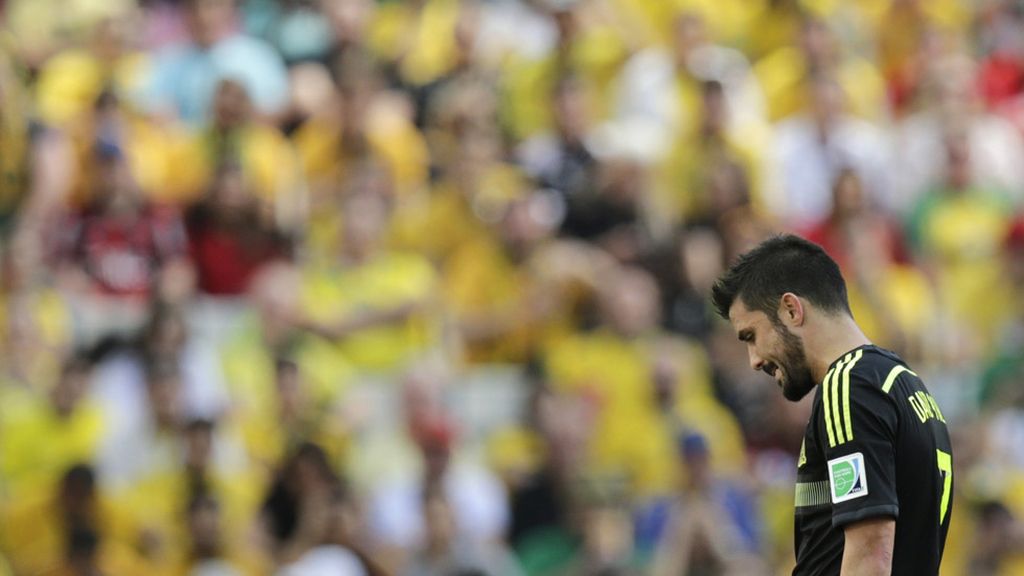 Villa se despide de la selección como máximo goleador de la historia de España