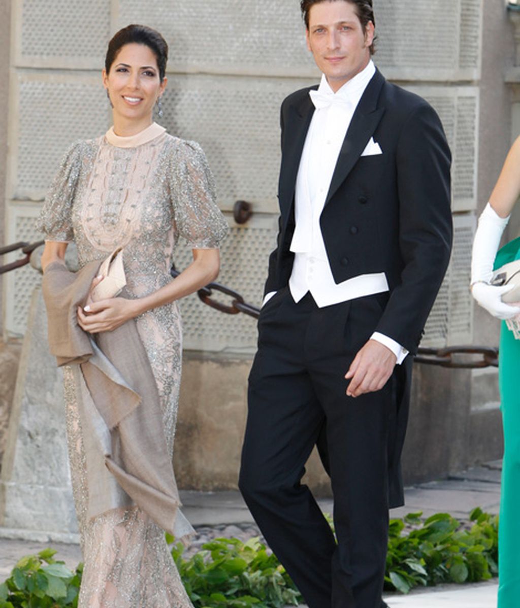 Luis Medina y la princesa Madeleine