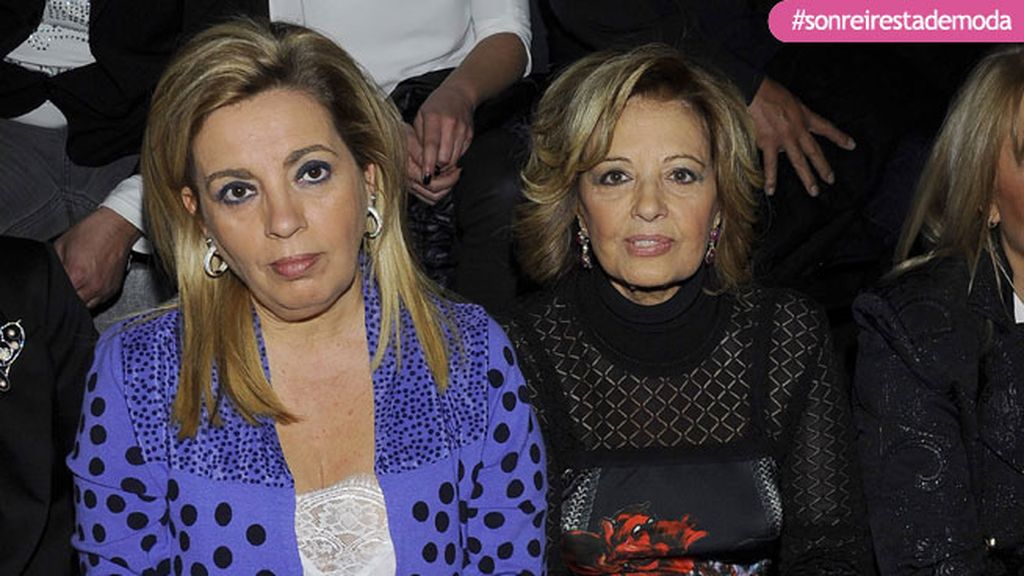 Nieves Álvarez, Elia Galera, Natalia y Soraya en el 'front row' de la Fashion Week