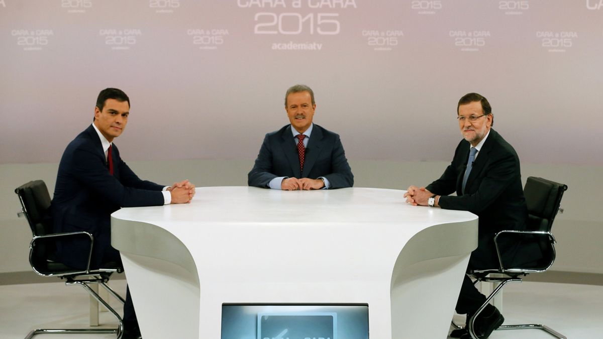 Debate entre Mariano Rajoy y Pedro Sánchez